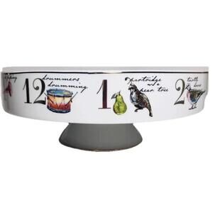 Better Homes And Garden 12 Twelve Days Of Christmas Cake Plate Stand